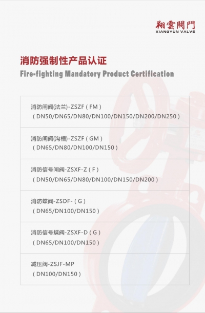 消防强制性产品认证